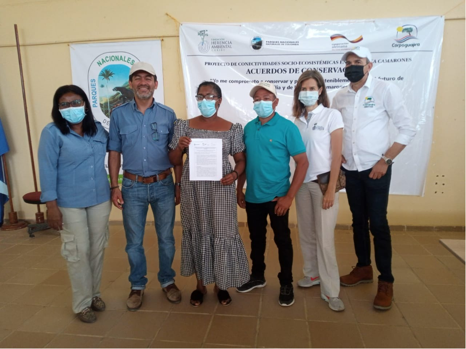30 familias del corregimiento Tomarrazon en la Guajira dan ejemplo de conservación en la Cuenca Camarones