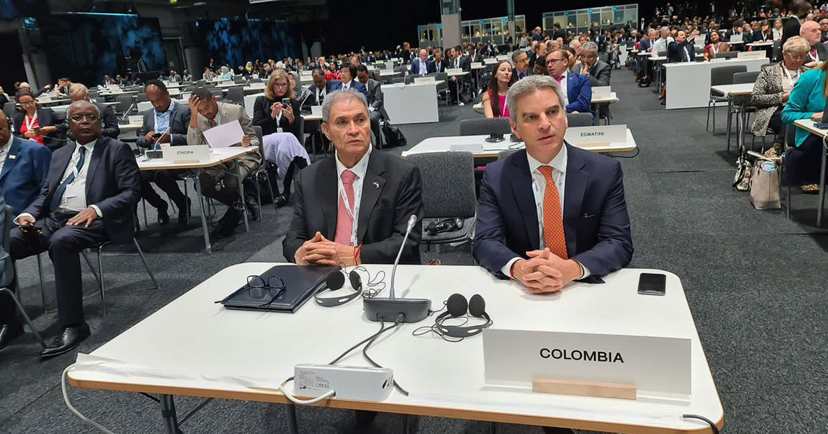 Colombia pidió fortalecer los compromisos frente al cambio climático y la biodiversidad Colombia pidió fortalecer los compromisos frente al cambio climático y la biodiversidad
