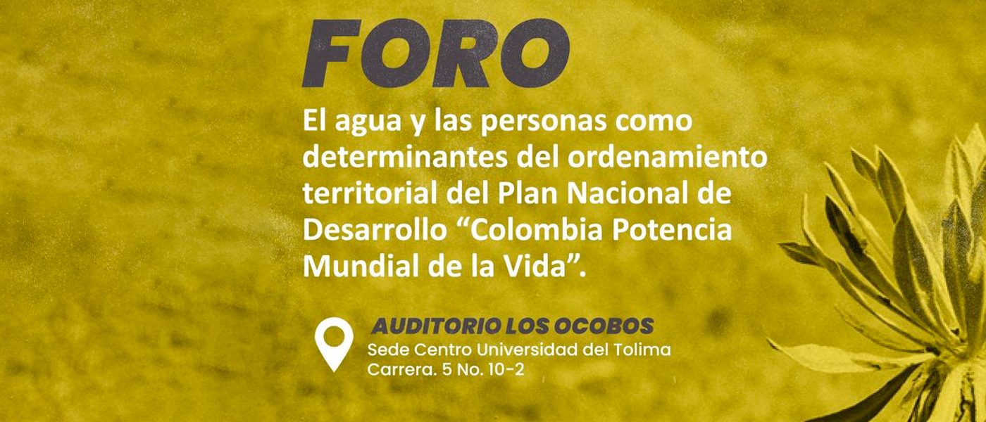 Diálogos por la descentralización, el ordenamiento territorial alrededor del agua y la justicia ambiental Diálogos por la descentralización, el ordenamiento territorial alrededor del agua y la justicia ambiental
