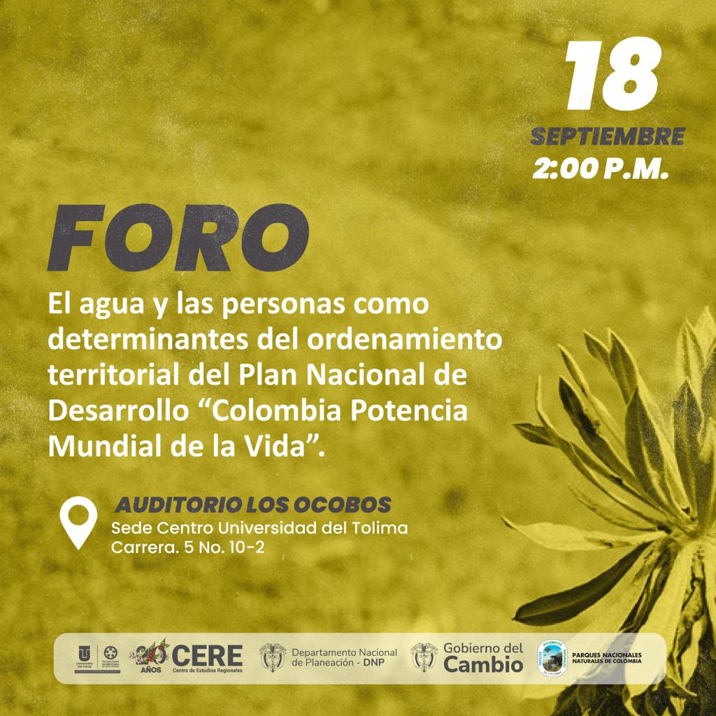 Diálogos por la descentralización, el ordenamiento territorial alrededor del agua y la justicia ambiental