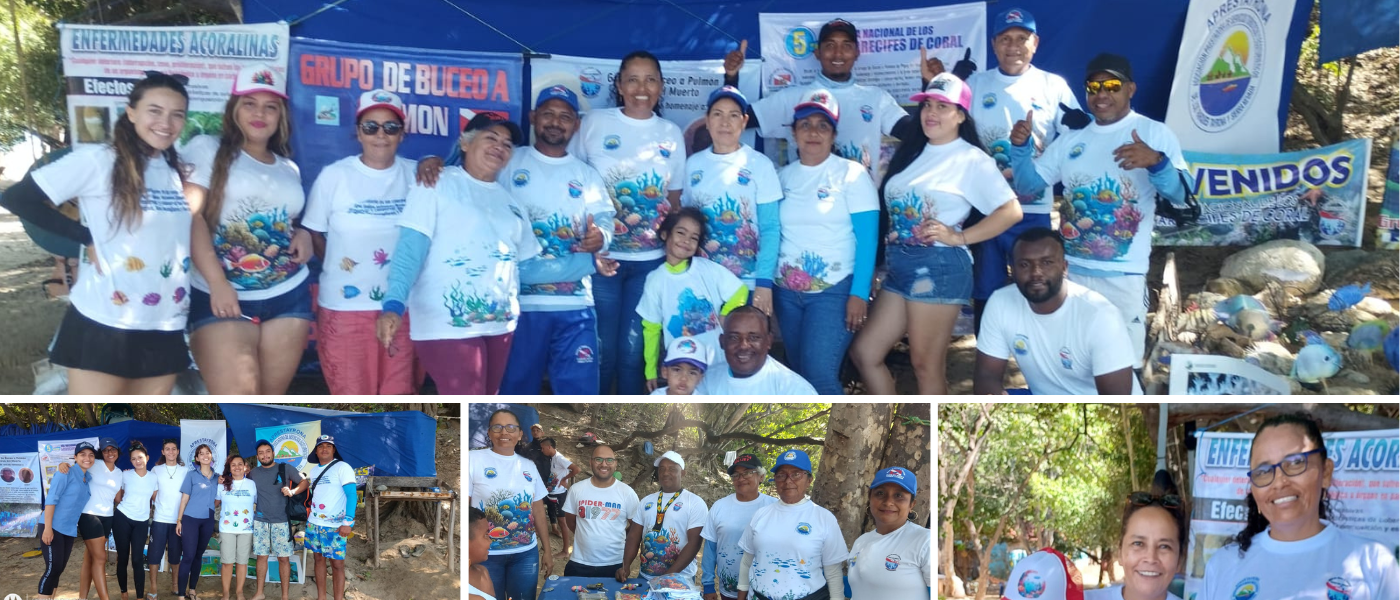 Prestadores de servicios turísticos de Playa del Muerto conmemoraron el Día Nacional de los Arrecifes de Corales