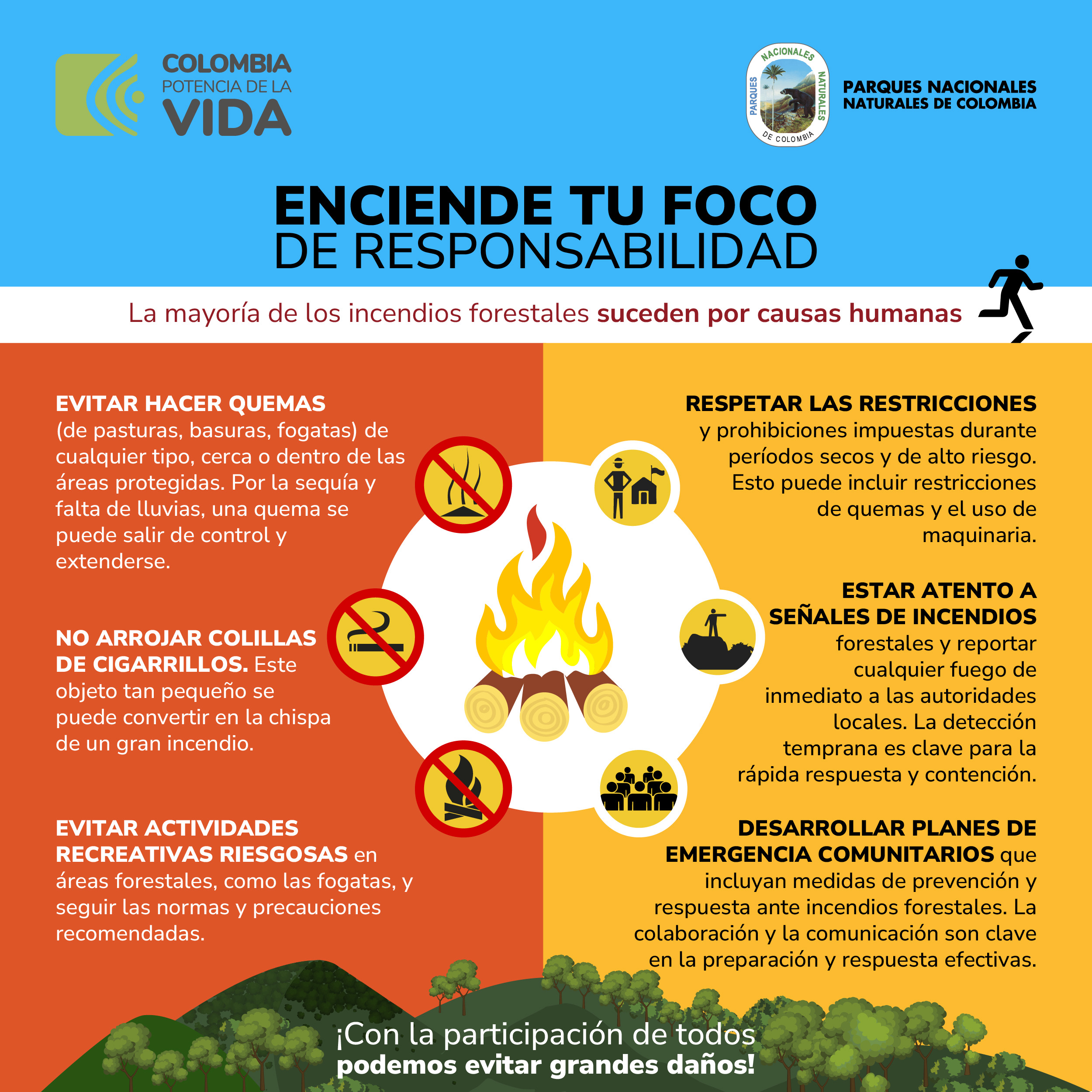 prevenir incendios forestales