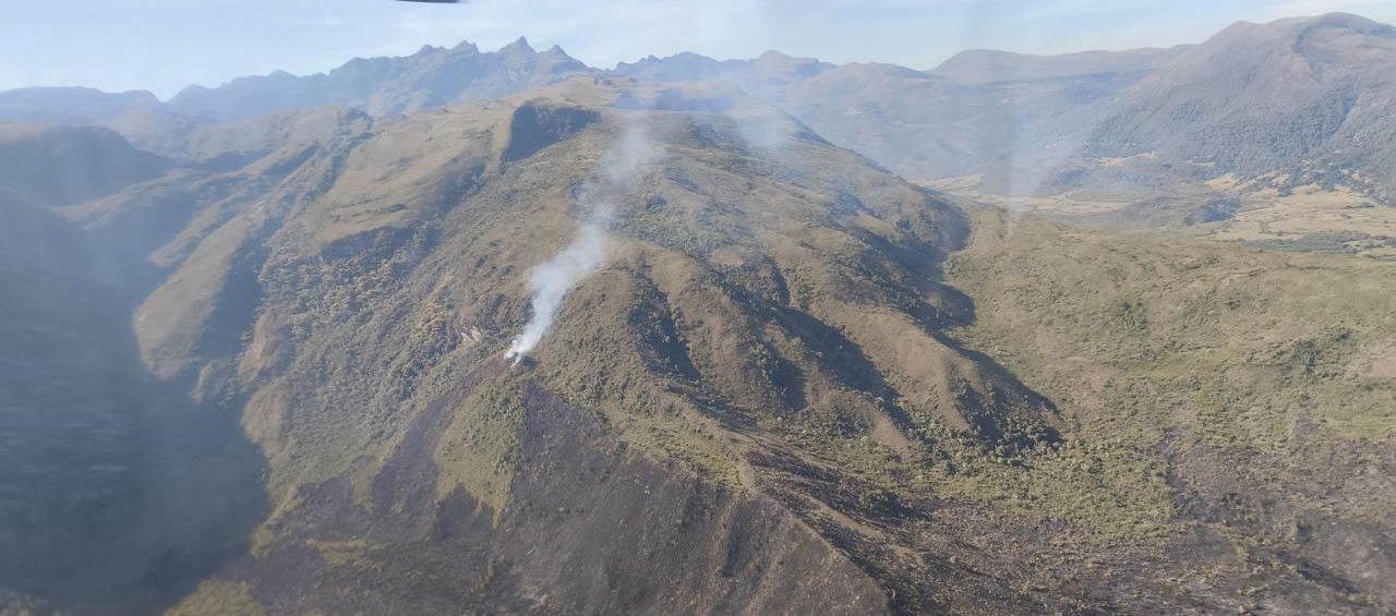 Cerca de 147 hectáreas afectadas por incendio forestal en el Parque Nacional Natural Chingaza Cerca de 147 hectáreas afectadas por incendio forestal en el Parque Nacional Natural Chingaza