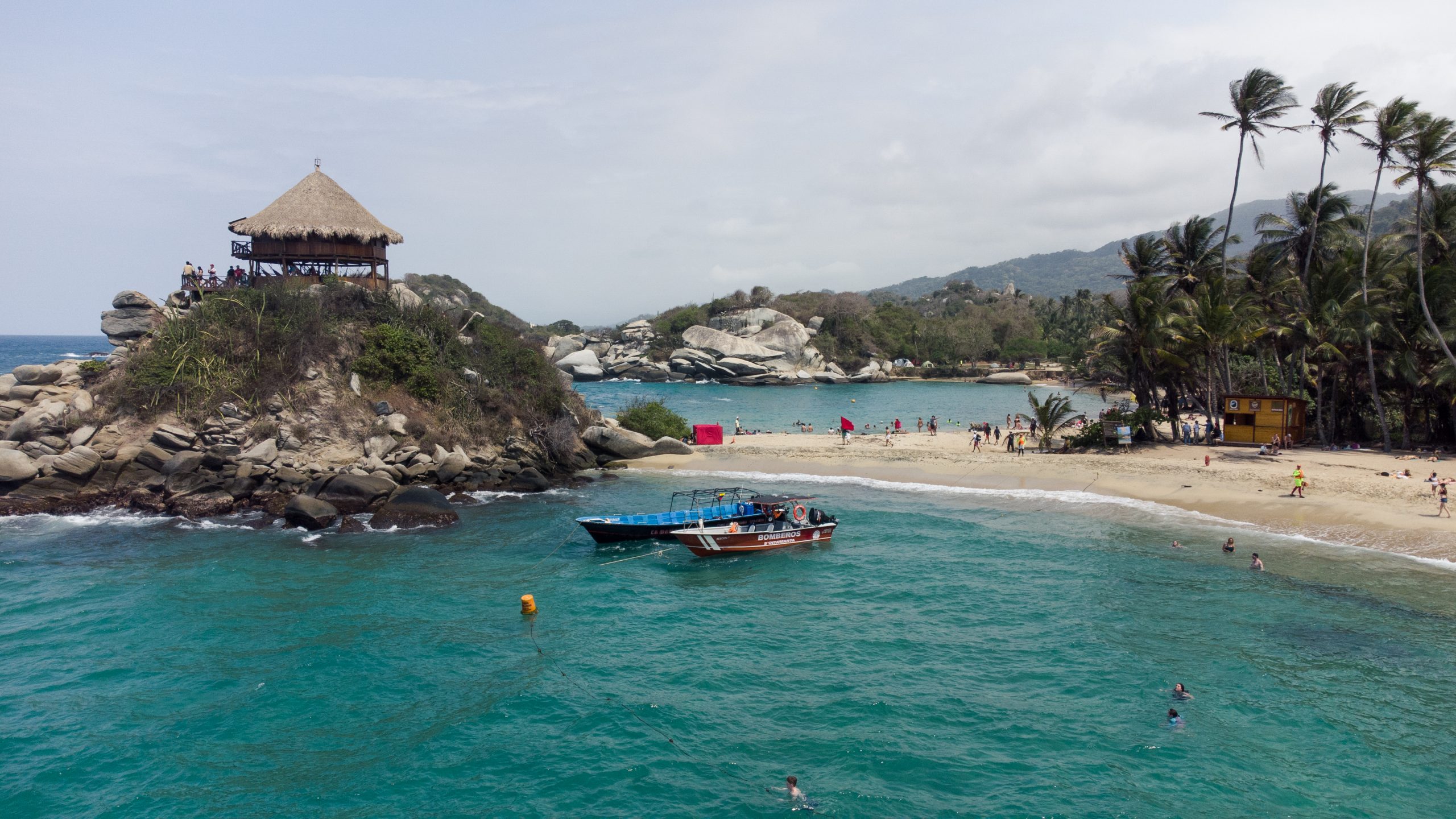 Parque Nacional  Natural Tayrona opera con todos sus sectores habilitados para los visitantes