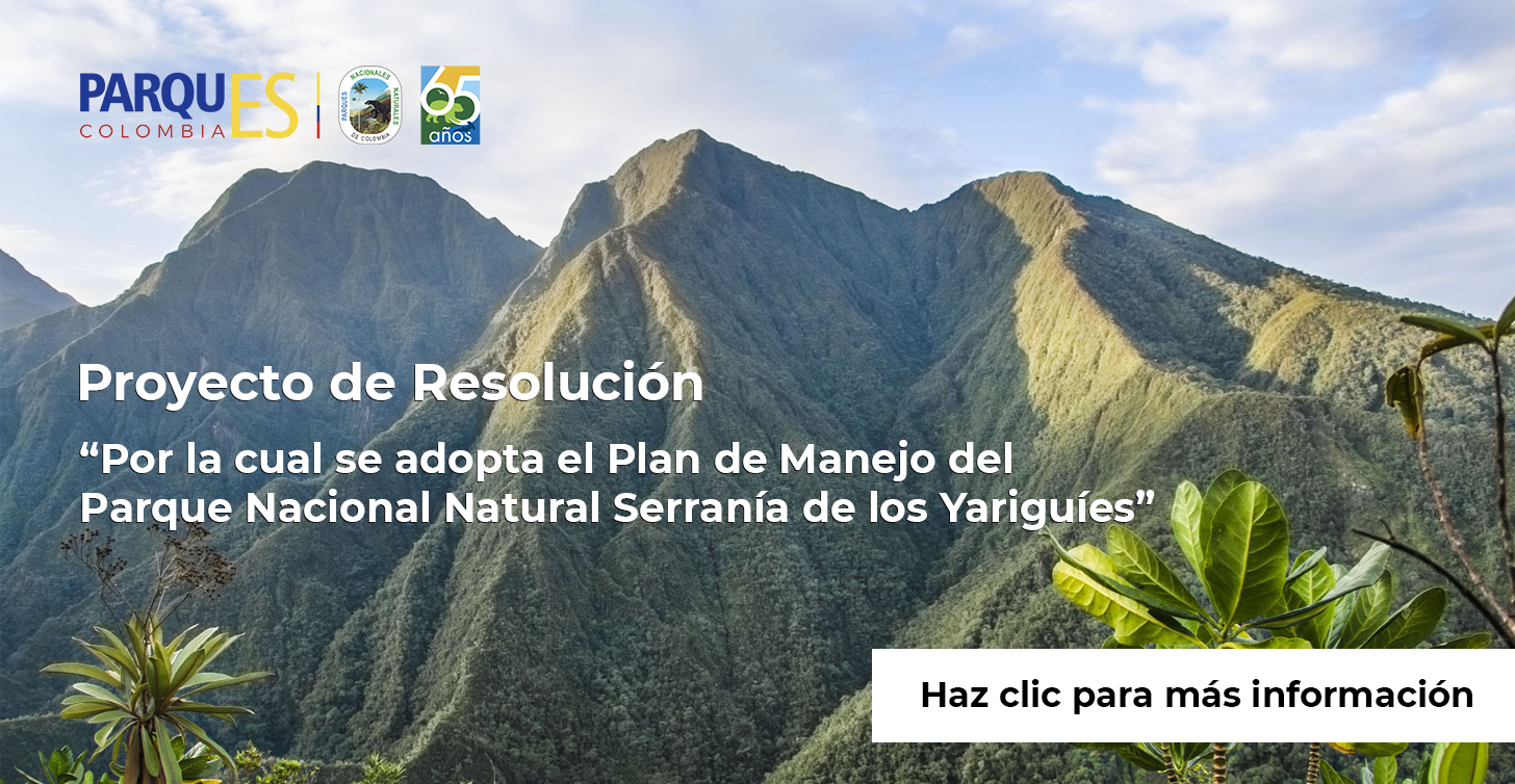 Proyecto de Resolución «Por la cual se adopta el Plan de Manejo del Parque Nacional Natural Serranía de los Yariguíes»