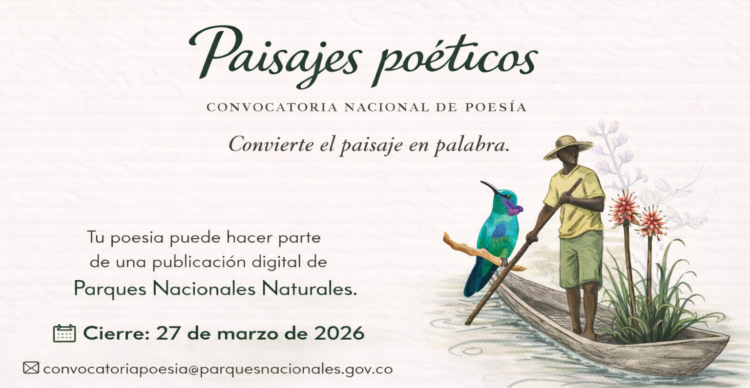 Convocatoria Nacional de Poesía “Paisajes poéticos”