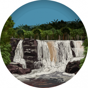 Chorro-caño-mina,-rio-inirida-2