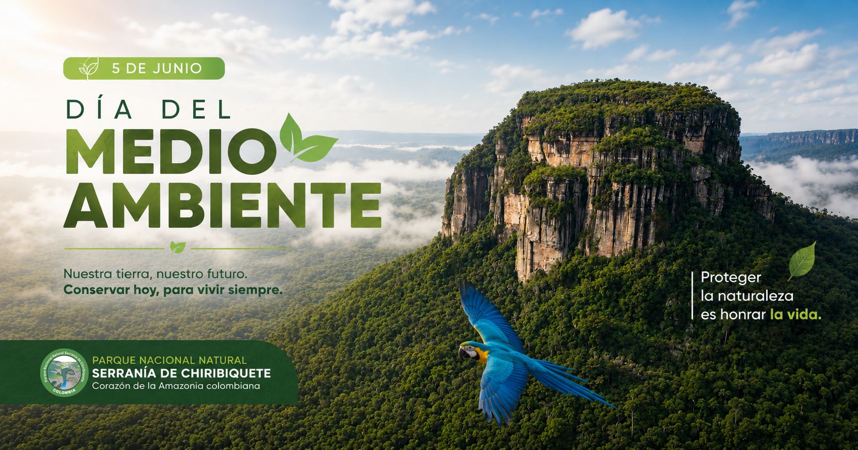 Día Mundial del Medio Ambiente: Chiribiquete, un compromiso con la vida